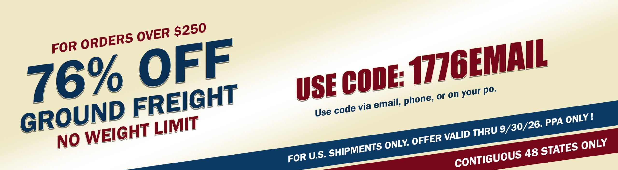 FREIGHT INCENTIVE WEBSLIDE